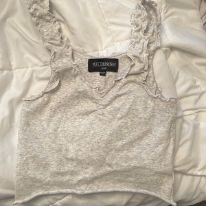 Kittenish cropped tank